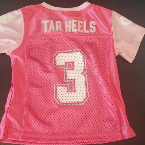 Pink #3 Tarheel short sleeve Jersey size 2T - Picture 4 of 6